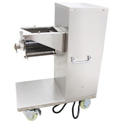 110V Stainless Commercial Meat Slicer with 5mm Blade Feed Port 9.1″×7.87″ 750W