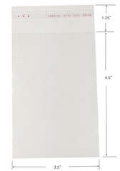 1000 pcs 3.5″x4.5″ Resealable Poly Bags Transparent Opp Bag Self Adhesive Seal