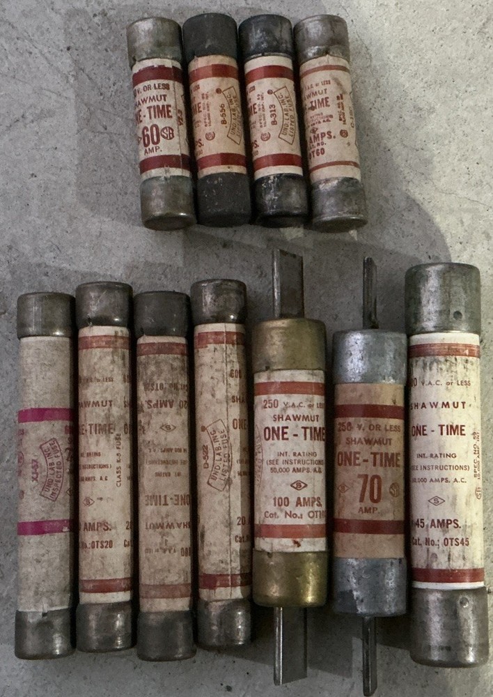 Fuse Assortment Shawmut Various Sizes