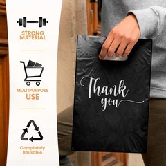 THANK YOU MERCHANDISE BAGS, different sizes 9″x12″, 12″x15″, 15″x18″ 1.25 Mil…