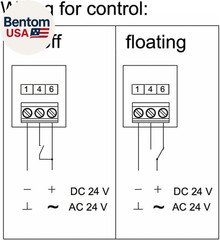 VDM60-LO HVAC Damper Actuator, 24VAC/DC On/Off, Floating Non-Spring Return