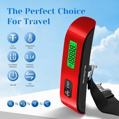 Luggage Scale, 110lb Luggage Weight Scale with 4 Unit Switching Functions&LED