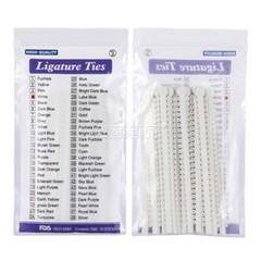 1000Pcs AZ Dental Orthodontic Elastic Ligature Ties Bands For Brackets 23 Colors