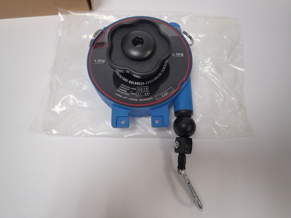 ASA GERMAN STYLE SPRING TOOL BALANCER 0.5-1.2KG 2.0M LENGTH *BRAND NEW IN BOX*