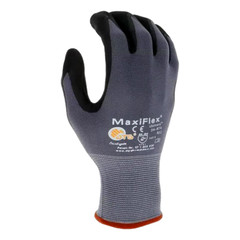 PIP 34-874 Large G-Tek Ultimate Nylon Nitrile Coated Work Gloves Black Seamless