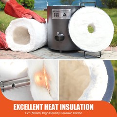 6KG Propane Melting Furnace Foundry for Scrap Metal Recycle Gold Copper Smelter