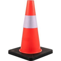 VEVOR 5 PCS Safety Cones Traffic Cones 18″ Orange Reflective Collars Road Cones