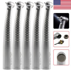 1-5pcs Dental Fiber Optic LED Turbine Handpiece /6H Coupler Standard Head YB6 ad