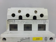 Moeller NZM7-160N Circuit Breaker With Rotary Drive Adaptor 160A 690 Vac 3 Pole