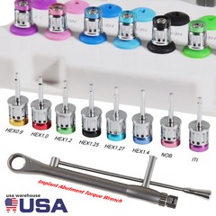 Dental Universal Implant Prosthetic Kit Torque Wrench Screw Drivers Remover st