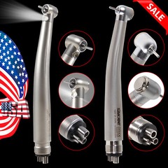 1-5*NSK Style Dental (LED E-generator) High Speed Handpiece Standard Head 4 Hole