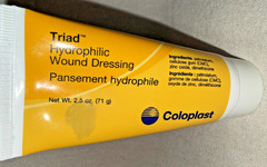 Coloplast Triad Hydrophilic Wound Dressing 2.5 oz Zinc Oxide 2 Pack