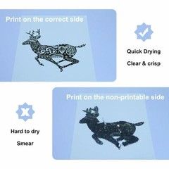 300 Ct A-SUB Waterproof Inkjet Film 8.5×11 for Screen Printing Silk Transparency