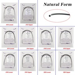 Dental Orthodontic Braces Brackets Mini Roth.022 Hook345/Arch Wire Nature CE