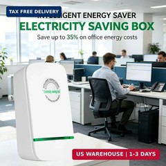 New Universal Energy-Saving Box, Reduce Electricity Bills, Plug-and-Play, Power