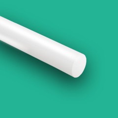 HDPE (High Density Polyethylene) Plastic Rod 1″ Dia x 11″ Length Bar Natural