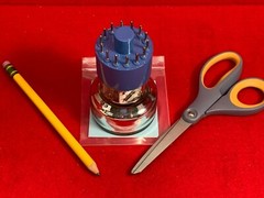 ZnS(Ag) Thin Film Polyester 1.5×1.5″ Alpha Radiation Detection Spinthariscope