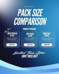 3.5g Mylar Bags With Display Box | Resealable Smell Proof | 12-128 Pack Options