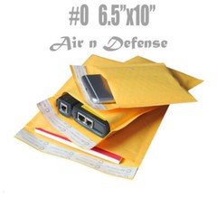 #0 6.5×10″ Kraft Bubble Mailers Padded Envelopes Mailing Bags AirnDefense brand