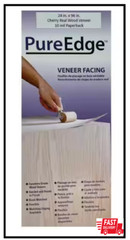24 In. X 96 In. Cherry Real Wood Veneer with 10 Mil Paperback
