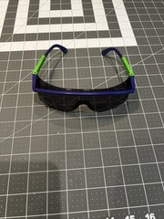 Mac Tools High Impact Safety Glasses USA Purple & green frame