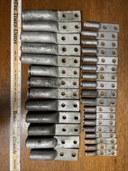 Large Lot Of 31 Compression Lugs Various Sizes