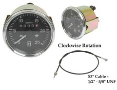 1674637M91 Tachometer and Cable for Massey Ferguson Tractor (as listed)