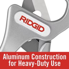 Ridgid Plastic Pipe Cutter PC-1375 / 23493 Spring Loaded Handles 1/8″-1-3/8″