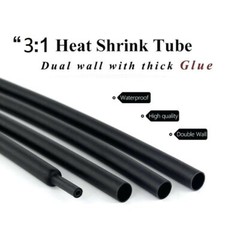 3:1 Dual Wall adhesive Heat shrink , Shrink Wrap tubing 1/4″ 6.4mm red 25 feet