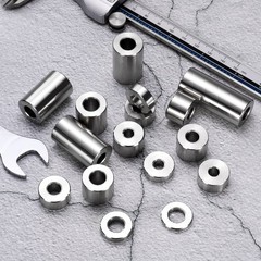 25pcs Stainless Steel Spacer 3/8″ Bore x 3/4″ OD x 3/8″ Length