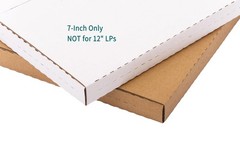 7″ 45 RPM Vinyl Record Mailers (NOT for 12″ LPs), 7.5″ x 7.5″ x 1.1″ Thin Kra…
