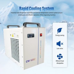 7L CW-5202 Industrial Water Chiller for 80-180W CO2 Laser Engraver Cutter
