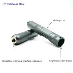 Medical Handheld Endoscope Cold LED 10W Light Source Rechargeable Water-Proof