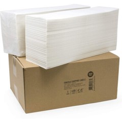4000-20000 pcs Fanfold 4 x 6 Direct Thermal Barcode Shipping Labels – Zebra 2844