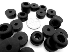 Screw-On Rubber Bumper Pad Foot – 1/8″ Screw Hole 1/2″ Pad 1/4 Tall – Free Ship!