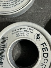 Gasoila Stainless Steel Thread Tape SA520-1 1/2″ in x 520″ QTY (6) ROLLS