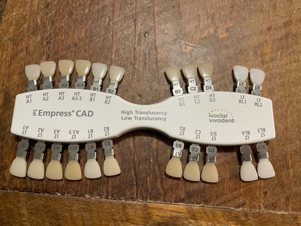 CEREC IPS EMPRESS CAD High & Low Translucency Shade Guide – Complete