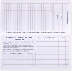 24 Pcs Check Registers for Personal Checkbook, Easy to Read Checkbook Register