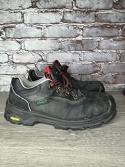 Artec Vibram Black Nubuck Industrial Steel Toe Work Shoes Men’s Sz 10.5M US/44EU