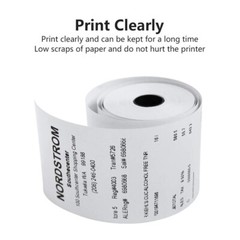 BPA Free Thermal Paper Rolls 3 1/8″ x 230′ – 40 Rolls Premium POS Receipt Paper