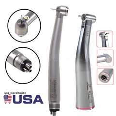 Dental High Speed E-generator LED Handpiece 4H / 1:5 LED Increasing Contra Angle