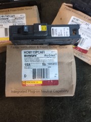 1x HOM115PCAFI SQD ARC-FAULT 15 AMP 1POLE 120V NEW Square D