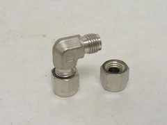 203415 New-No Box; Parker 4-4 EBZ-SS Compression Elbow; 90Deg; SS; Size: 1/4″