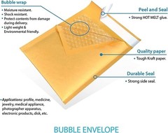 100 #000 4×8 Kraft Paper Bubble Padded Envelopes Mailers Shipping Case 4″x8″