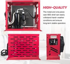 12V 11000 BTU Truck Air Conditioner Split AC Fits Semi Trucks Bus RV Caravan
