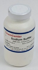 ChemCenter Sodium Sulfite Anhydrous 99% Min Powder 1 lb Set of 2