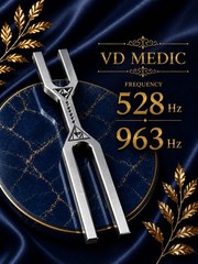 DNA Key 528Hz/963 Hz Dual Side Giant Tuning Fork/Divine Energy + Meditation