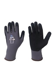 GlovBE 3/6/12/120 PAIRS Mechanic Nylon Work Gloves Nitrile Micro Foam Palm Coat