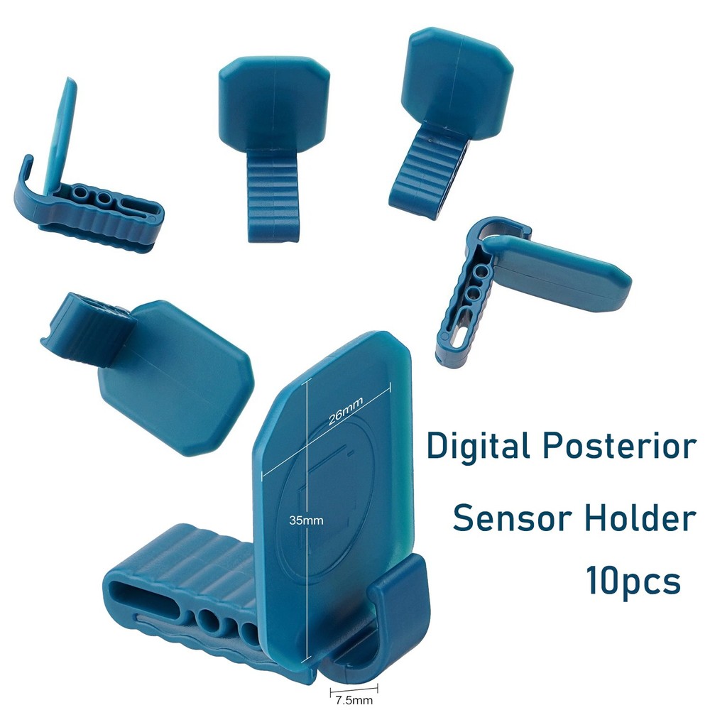 10 pcs Autoclavable Digital Anterior Sensor Holder Blue
