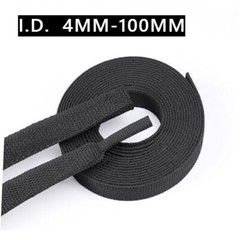 HFT 5000 Fabric Heat Shrink Woven Fabric Black – Various Sizes
